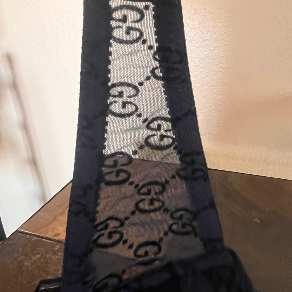 Vintage late 1990’s Tom Ford Gucci Black GG Strapless Underwear Set - Picture 5 of 11